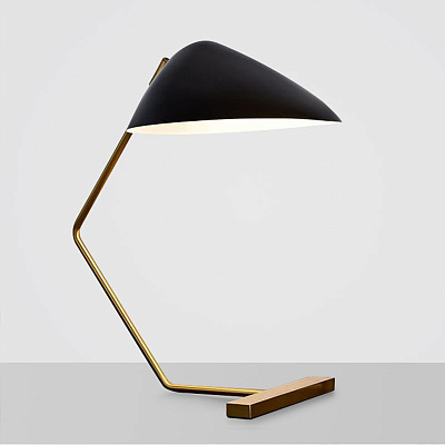 Curvilinear Mid-Century Table Lamp фото 3