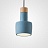 Цветной подвесной светильник из бетона CELLA Серый фото 4
