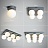 Серия потолочных люстр с матовыми стеклянными плафонами круглой формы BOARD ORB 9 плафонов Голубой фото 3