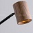Настенный светильник с вращающимся деревянным плафоном цилиндрической формы BADEN фото 6