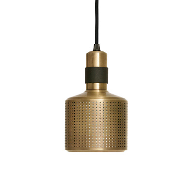 Подвесной светильник Riddle Pendant Lamp designed by BERT FRANK Латунь  фото 1