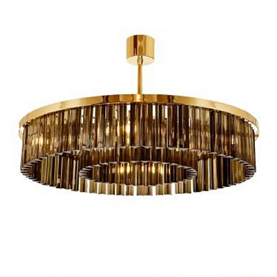 Bella Figura DOUBLE DRUM CHANDELIER 60 см  Прозрачный  фото 1