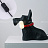 Настольная лампа в виде собаки Скотч-терьер фото 7
