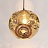 Подвесной светильник Curve Ball 30 см  Золотой фото 2