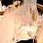 Реечный светильник с абажуром из стеклянных подвесок с эффектом дыма STEIVOR LONG 7 ламп фото 4