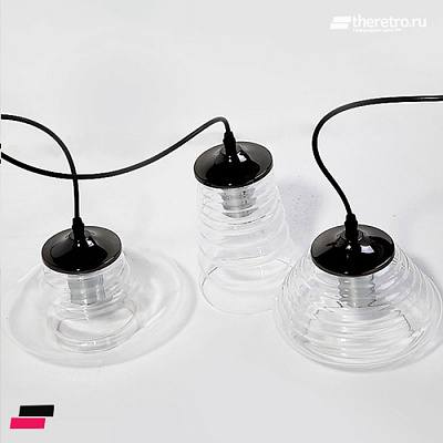 Подвесной светильник Pressed Glass Tube фото 6