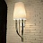 Настенный светильник Ipe cavalli Brunilde Wall Хром92 см  Черный фото 5