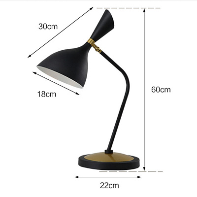 Austen Large Offset Table Lamp Circa фото 3