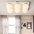Серия потолочных люстр с матовыми стеклянными плафонами круглой формы BOARD ORB 9 плафонов Белый фото 12