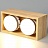 Накладной светодиодный светильник с деревянным корпусом 10W4000K фото 2