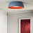 Минималистский светодиодный потолочный светильник PLICA 2 48 см  Оранжевый фото 9