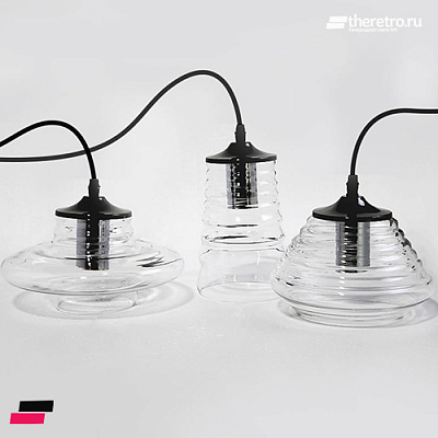 Подвесной светильник Pressed Glass Tube фото 5