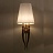 Настенный светильник Ipe cavalli Brunilde Wall Золотой 92 см  Черный фото 6