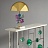 Настольная лампа Globo Table Lamp designed by Jonathan Adler Прозрачный фото 8