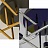 Потолочная люстра в стиле постмодерн со стеклянными плафонами NEXO 5 плафонов Латунь Золотой фото 17