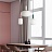 Светильники с матовыми стеклянными плафонами IRIS РозовыйC фото 22