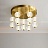 Серия потолочных светодиодных люстр с шарообразными рельефными плафонами на вертикальных стойках CARA A фото 5